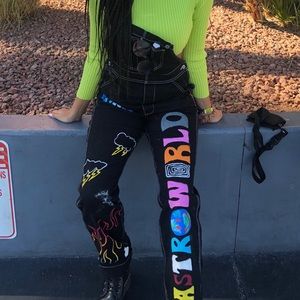 Custom 1:1 Travis Scott Dickie Overalls